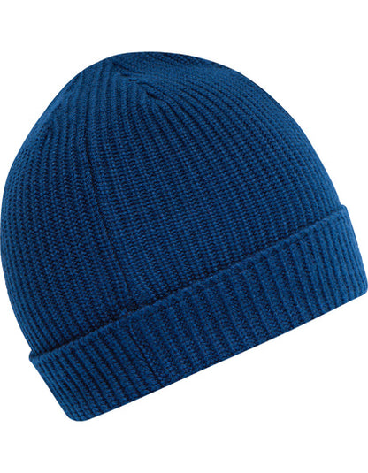 High Brim Beanie -   Marine