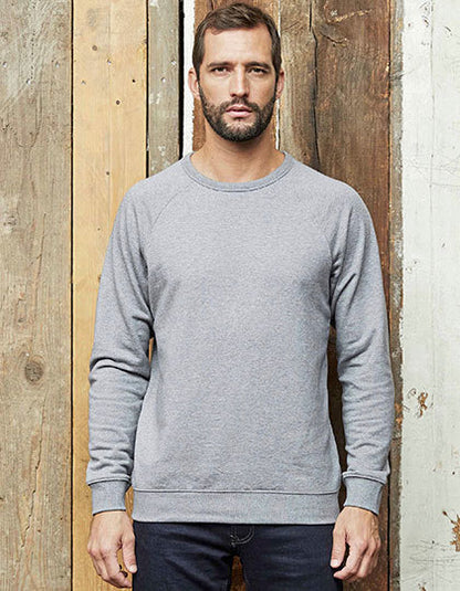 Men´s French Terry Sweatshirt Nelson   -   Tiefschwarz