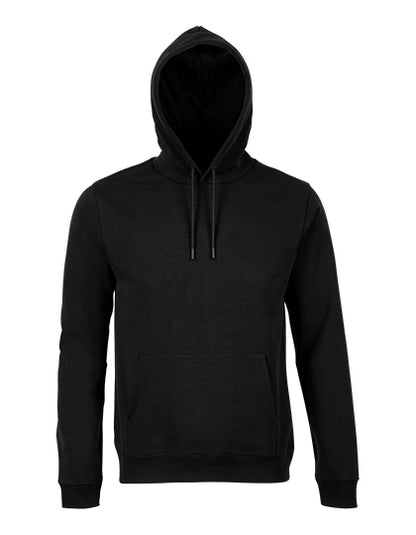 Men´s French Terry Hoodie Nicholas - Tiefschwarz