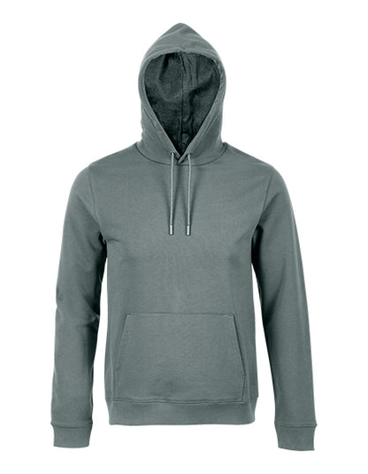 Men´s French Terry Hoodie Nicholas - Staubiges Grün
