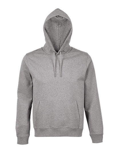 Men´s French Terry Hoodie Nicholas - Graue Melange