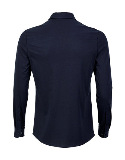 Men´s Mercerised Shirt Balthazar-Nacht