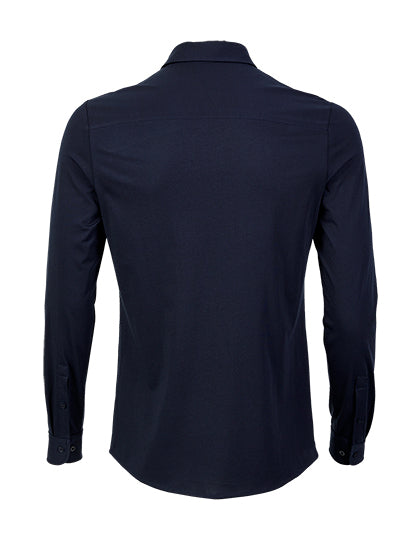 Men´s Mercerised Shirt Balthazar-Nacht