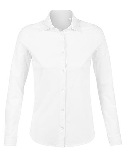 Women´s Mercerised Shirt Balthazar-Optisches Weiß