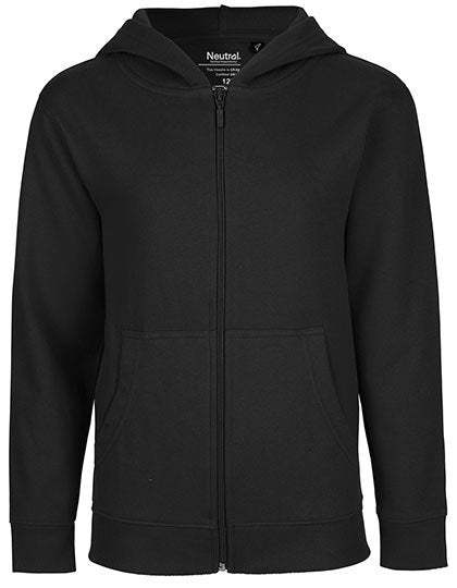 Kids´ Zip Hoodie - Schwarz