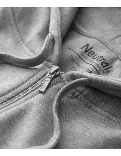 Men´s Zip Hoodie - Holzkohle