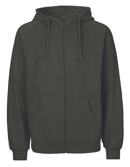 Men´s Zip Hoodie - Holzkohle