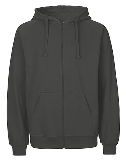 Men´s Zip Hoodie - Holzkohle