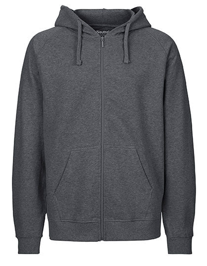 Men´s Zip Hoodie - Dunkles Heidekraut
