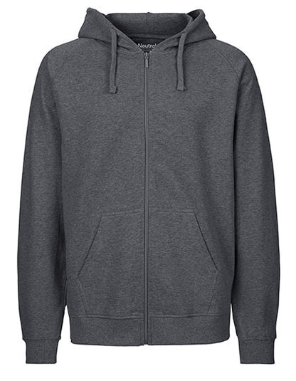 Men´s Zip Hoodie - Dunkles Heidekraut