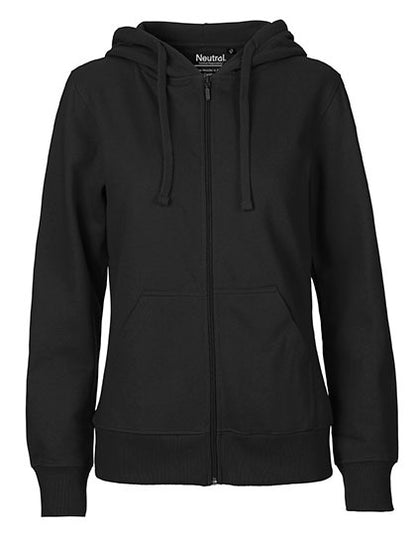 Ladies´ Zip Hoodie - Schwarz