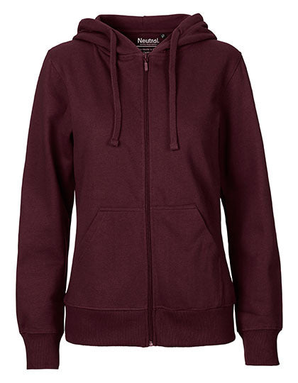 Ladies´ Zip Hoodie - Bordeauxrey