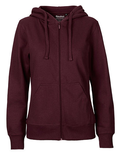 Ladies´ Zip Hoodie - Bordeauxrey