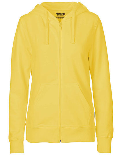 Ladies´ Zip Hoodie - Staubiges Gelb