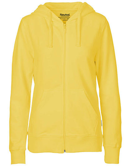 Ladies´ Zip Hoodie - Staubiges Gelb