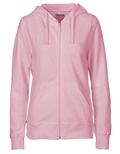 Ladies´ Zip Hoodie - Hellrosa