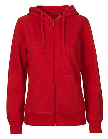 Ladies´ Zip Hoodie - Rot