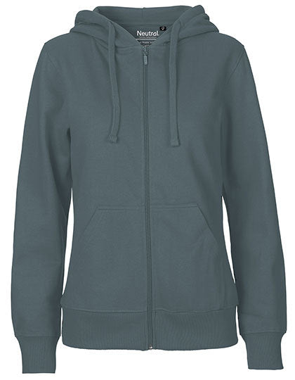 Ladies´ Zip Hoodie - Blaugrün