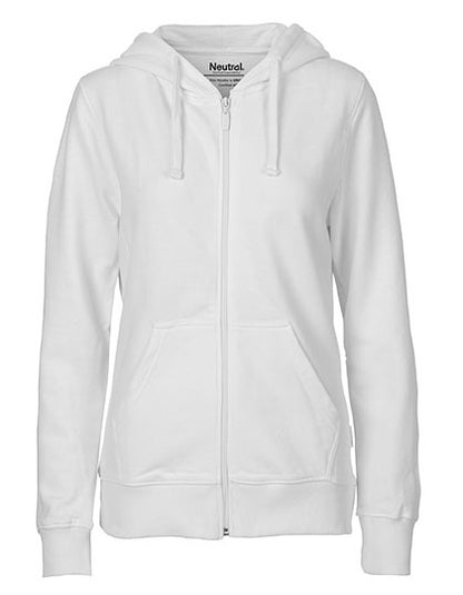 Ladies´ Zip Hoodie - Weiss
