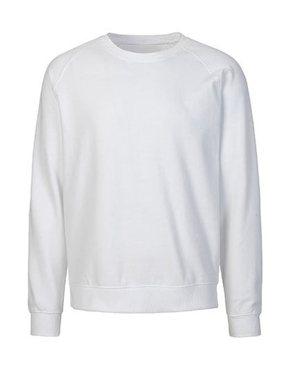 Unisex Tiger Cotton Sweatshirt - Weiss