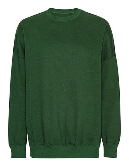 Oversized Sweatshirt - Flaschengrün