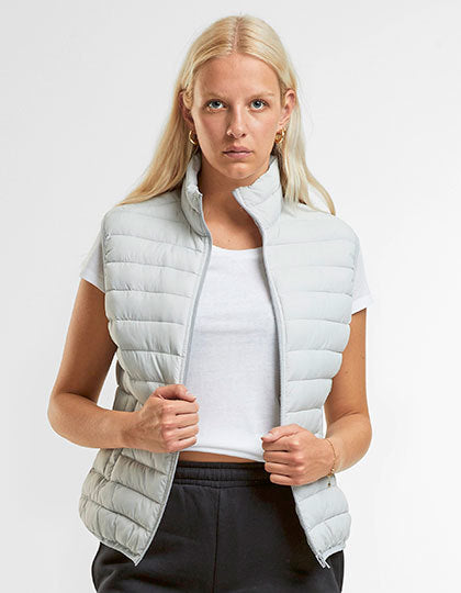 Ladies Light Puffer Vest - Weiss