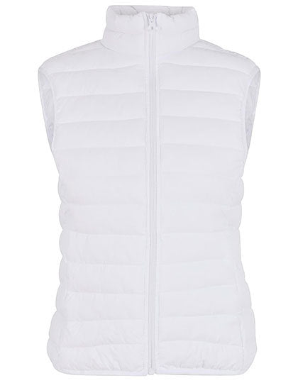 Ladies Light Puffer Vest - Weiss