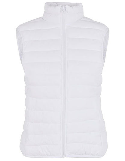 Ladies Light Puffer Vest - Weiss