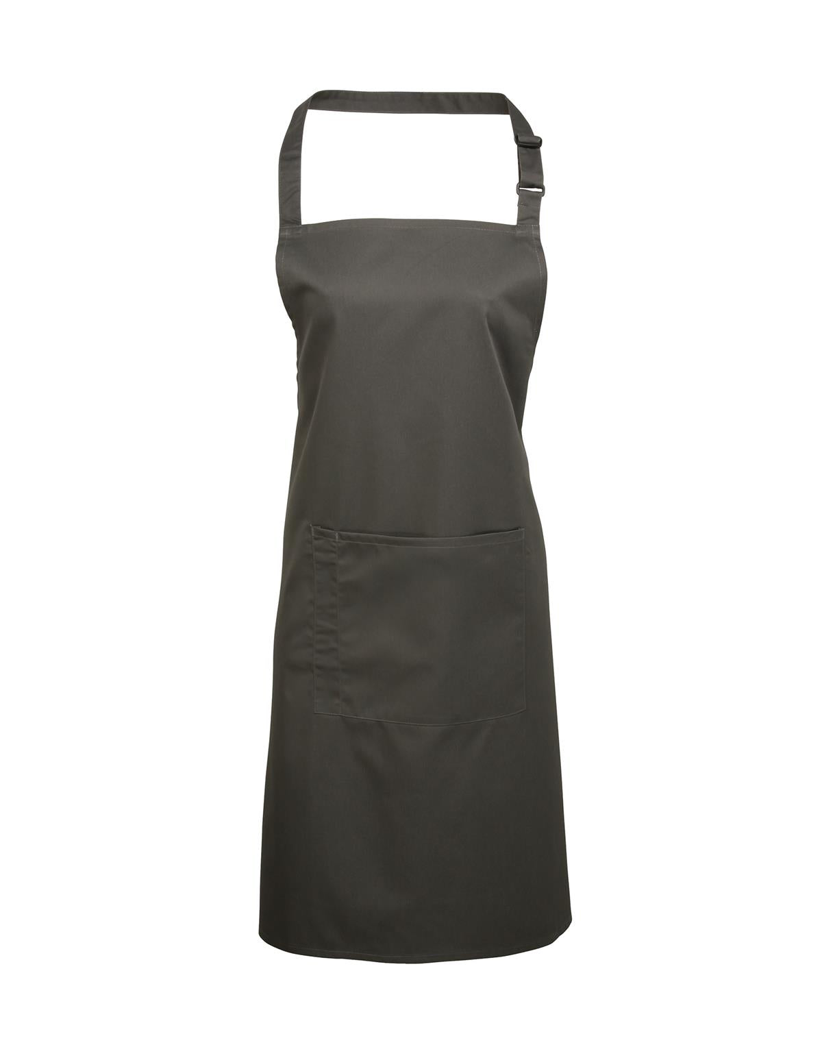 Latzschürze mit Tasche – Premier Colours Collection - Dunkelgrau