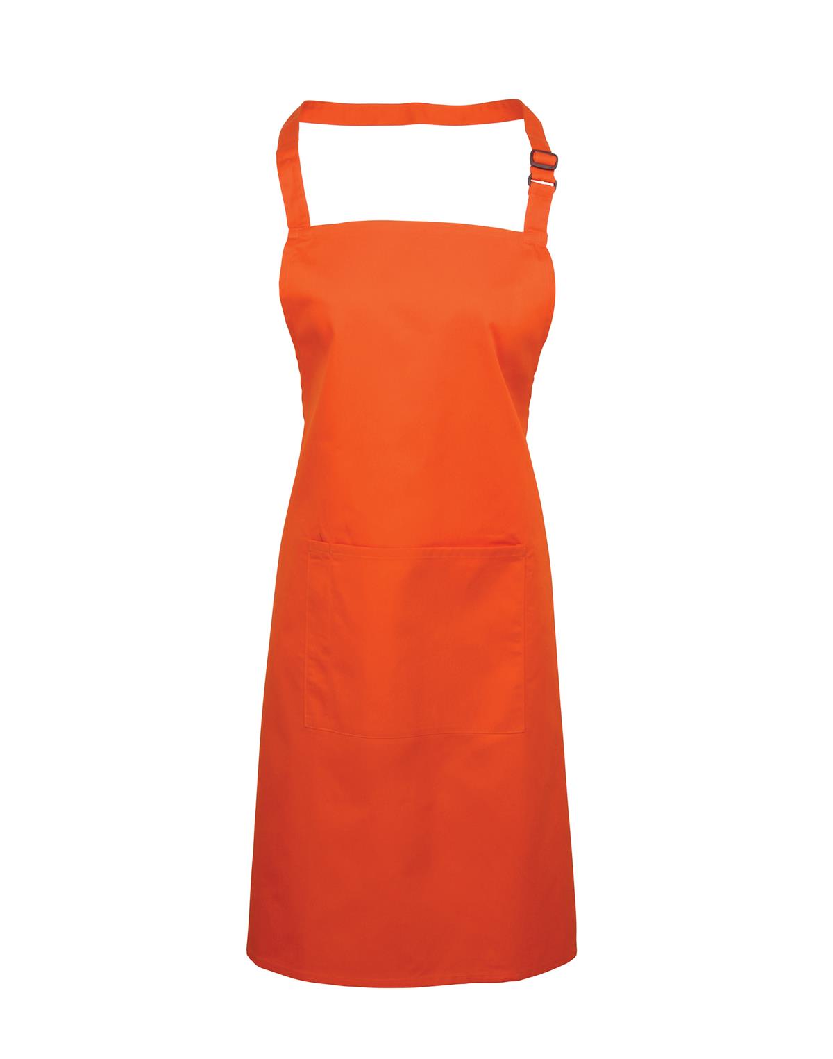 Latzschürze mit Tasche – Premier Colours Collection - Orange