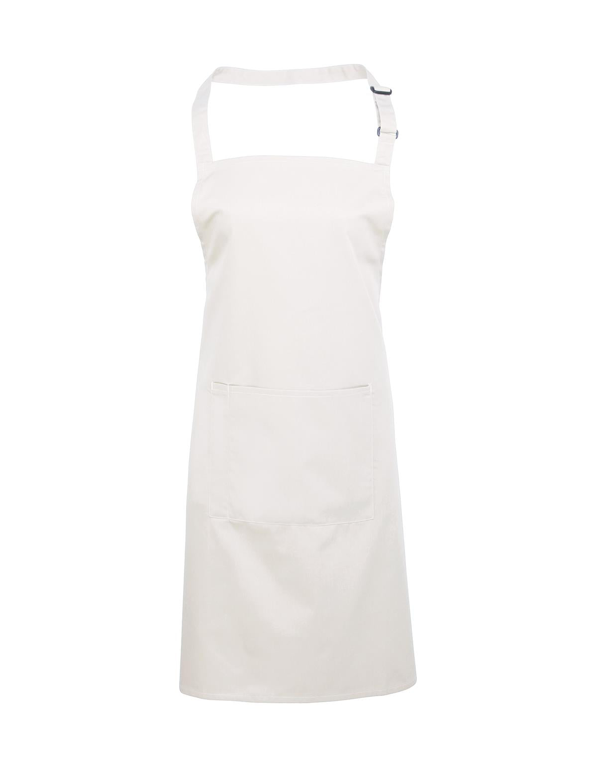Latzschürze mit Tasche – Premier Colours Collection - Weiss