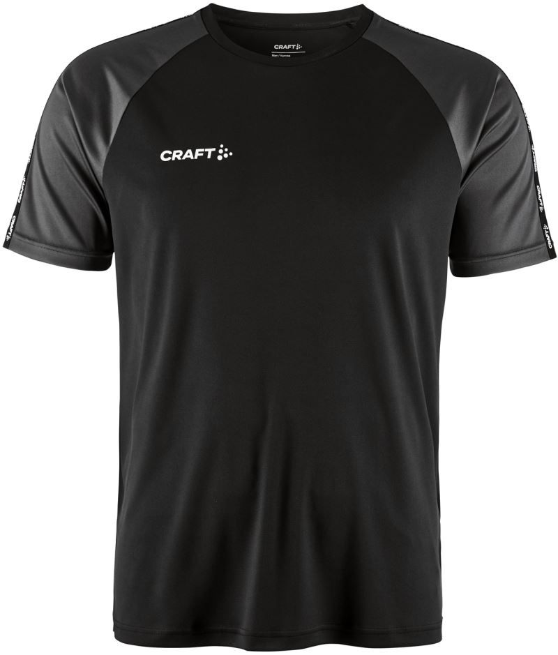 Fußballtrikot Kontrast Herren – Craft Squad Go Contrast Jersey – Schwarz/Granit
