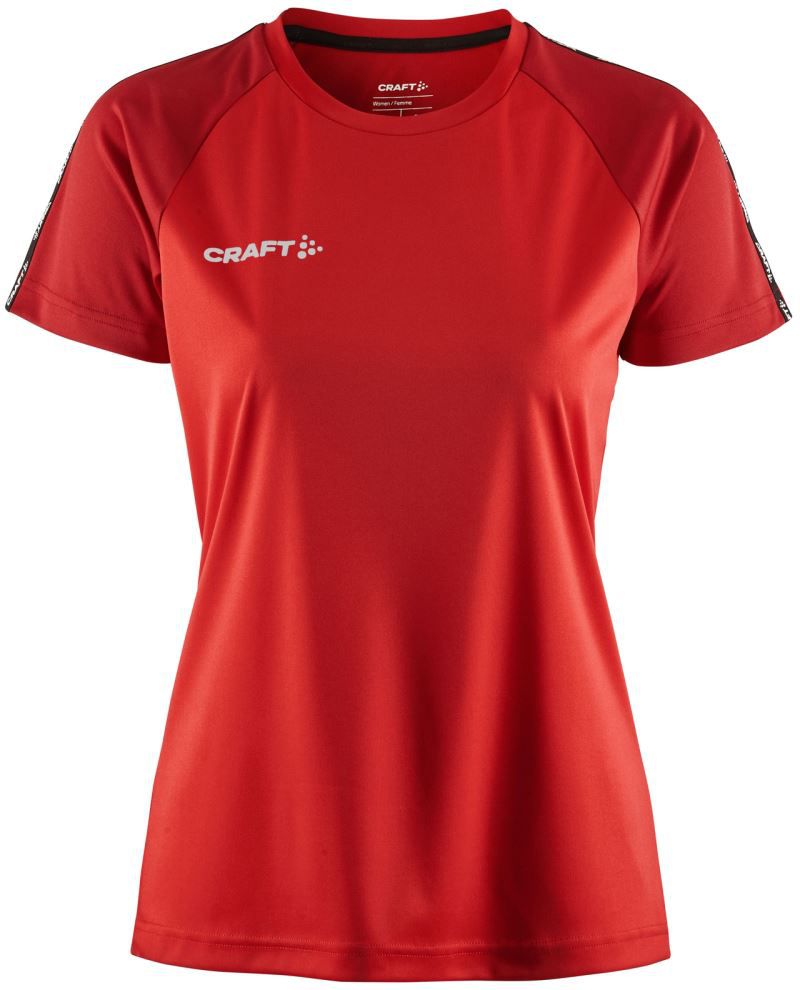 Fußballtrikot Kontrast Damen – Craft Squad Go Contrast Jersey – Rot/Dunkelrot