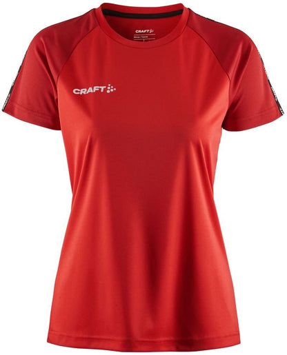Fußballtrikot Kontrast Damen – Craft Squad Go Contrast Jersey – Rot/Dunkelrot