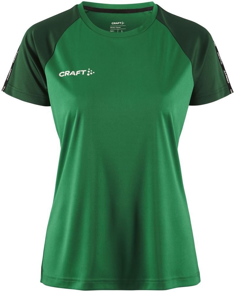 Fußballtrikot Kontrast Damen – Craft Squad Go Contrast Jersey – Grün/Dunkelgrün