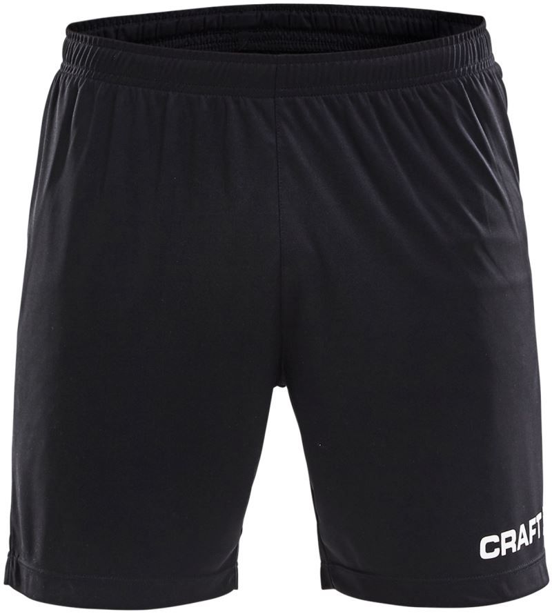 Fußballshorts Herren – Craft Squad Go Short Solid – Schwarz