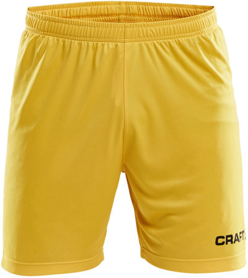 Fußballshorts Herren – Craft Squad Go Short Solid – Gelb