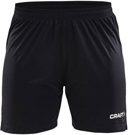 Fußballshorts Damen – Craft Squad Go Short Solid – Schwarz