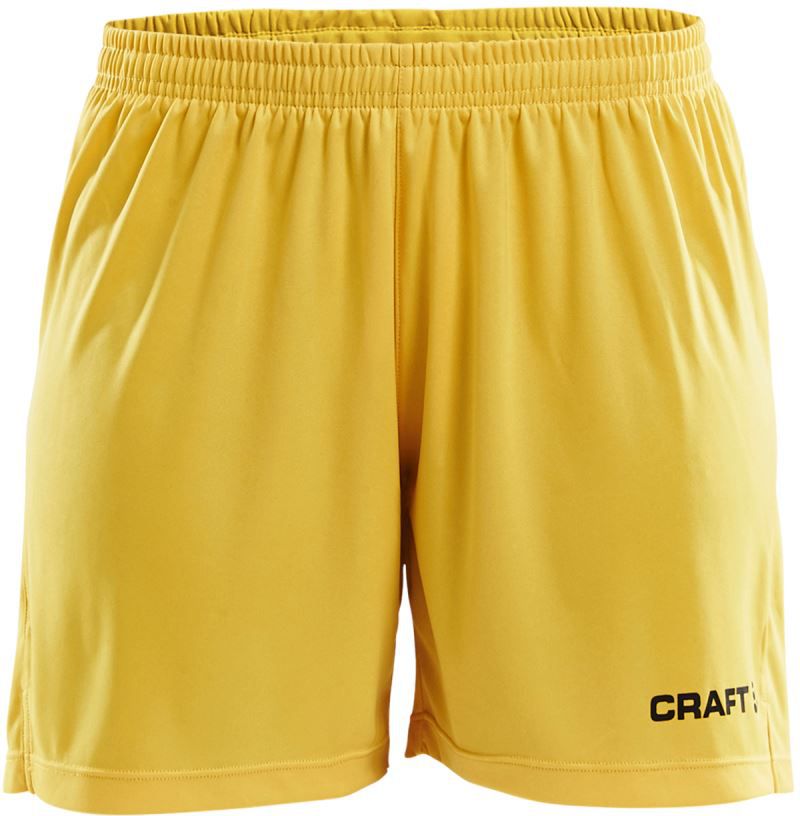 Fußballshorts Damen – Craft Squad Go Short Solid – Gelb