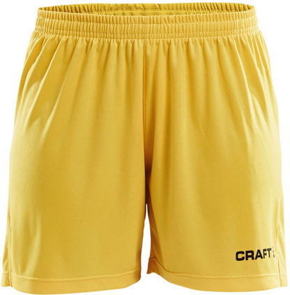 Fußballshorts Damen – Craft Squad Go Short Solid – Gelb