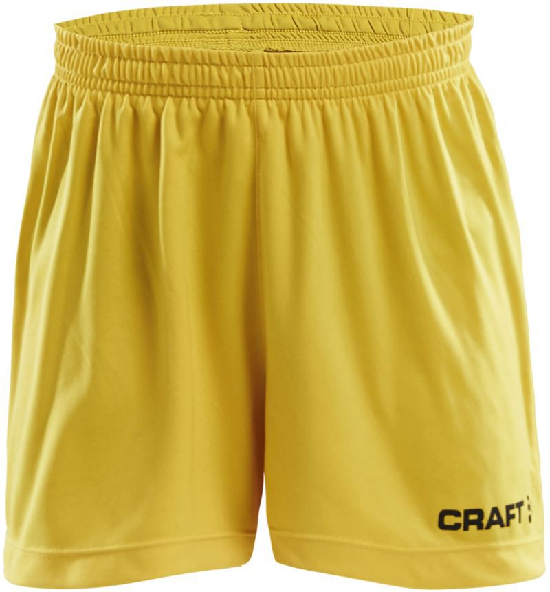 Fußballshorts Kinder – Craft Squad Go Short Solid – Gelb