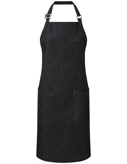 Organic Denim Fairtrade Bib Apron-Indigo Denim
