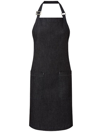 Organic Denim Fairtrade Bib Apron-Indigo Denim