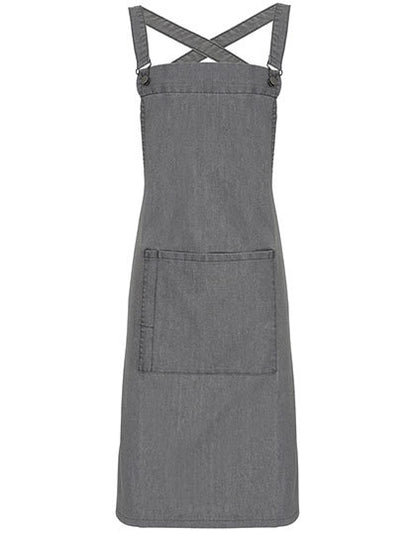 Cross Back Barista Bib Apron-Grauer Denim
