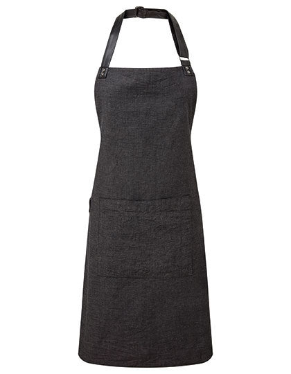 Annex Oxford Bib Apron-Schwarz
