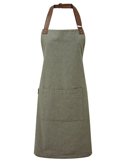 Annex Oxford Bib Apron-Moosgrün