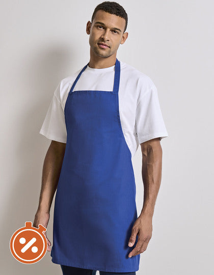 Essential Bib Apron-Weiß