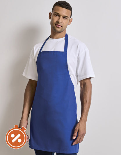 Essential Bib Apron-Weiß