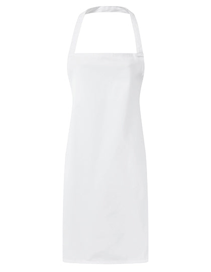 Essential Bib Apron-Weiß