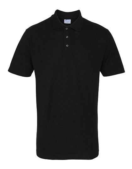 Workwear Stud Polo - Schwarz (ca. Pantone Schwarz C)